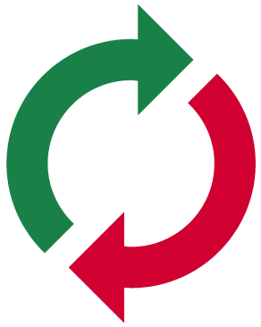 AFM Wertstoffkreislauf rot grün